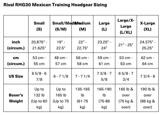RIVAL - RHG30 Mexican Training Headgear