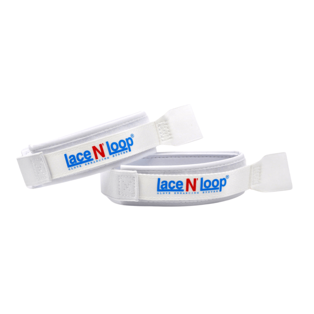 LACE n LOOP Boxing Glove Strap White