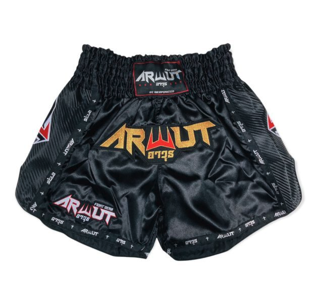 ARWUT - Carbon Edition Muay Thai Shorts - Black