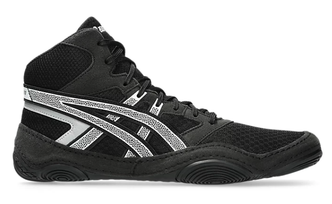 ASICS - Snapdown 4 WIDE Wrestling Shoes - Black/White