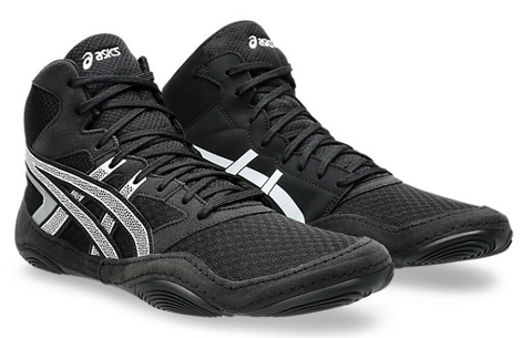 ASICS - Snapdown 4 WIDE Wrestling Shoes - Black/White
