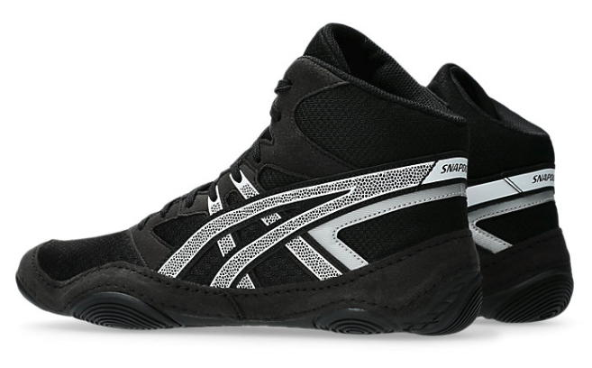 ASICS - Snapdown 4 WIDE Wrestling Shoes - Black/White
