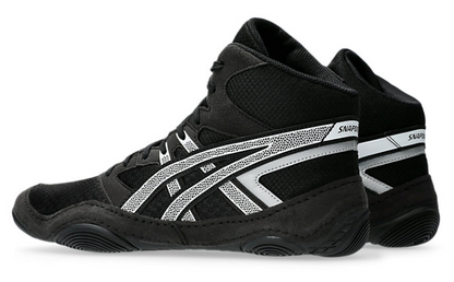 ASICS - Snapdown 4 WIDE Wrestling Shoes - Black/White