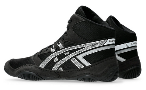 ASICS - Snapdown 4 WIDE Wrestling Shoes - Black/White