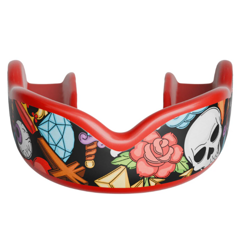 CHAMP - Boil & Bite Mouth Guard - SKULLS 'n' ROSES