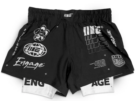 ENGAGE - Billboard 2-in-1 Fight Shorts
