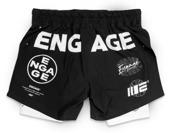 ENGAGE - Billboard 2-in-1 Fight Shorts
