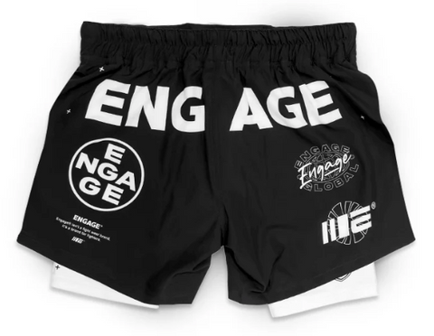 ENGAGE - Billboard 2-in-1 Fight Shorts