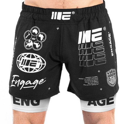 ENGAGE - Billboard 2-in-1 Fight Shorts