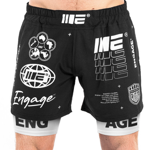 ENGAGE - Billboard 2-in-1 Fight Shorts