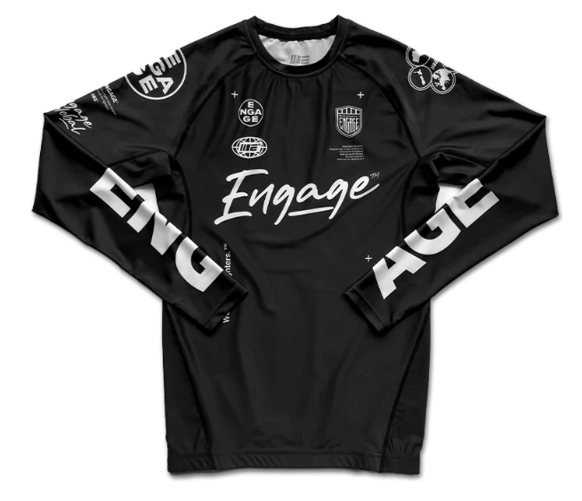 Engage Billboard Rash Guard Long Sleeve Front