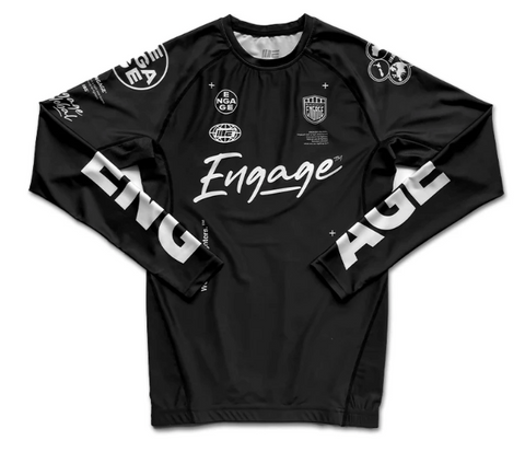 Engage Billboard Rash Guard Long Sleeve Front