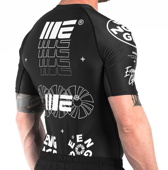 Engage Billboard Short Sleeve Shirt Black Back side