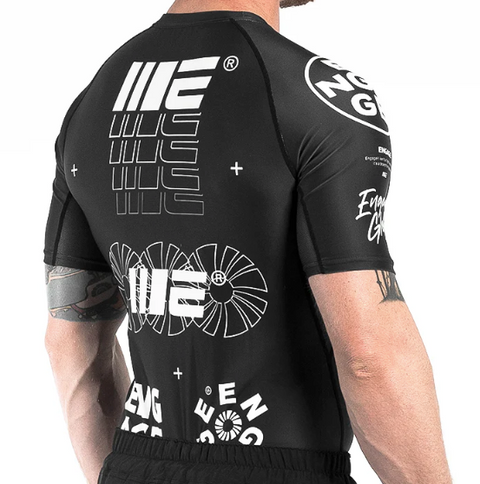 Engage Billboard Short Sleeve Shirt Black Back side