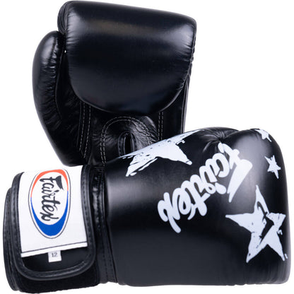 FAIRETX BGV1 Tight Fit Boxing Gloves Nation Print