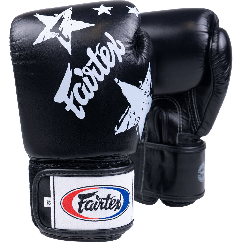FAIRETX BGV1 Tight Fit Boxing Gloves Nation Print