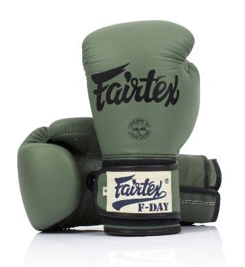 FAIRTEX - BGV11 F-Day 2 Limited Edition Army Green Boxing Gloves