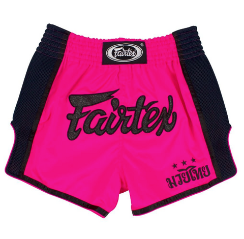 FAIRTEX - BS1714 Pink Slim Cut Muay Thai Boxing Shorts