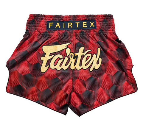 FAIRTEX - BS1919 Stealth Red Muay Thai Shorts