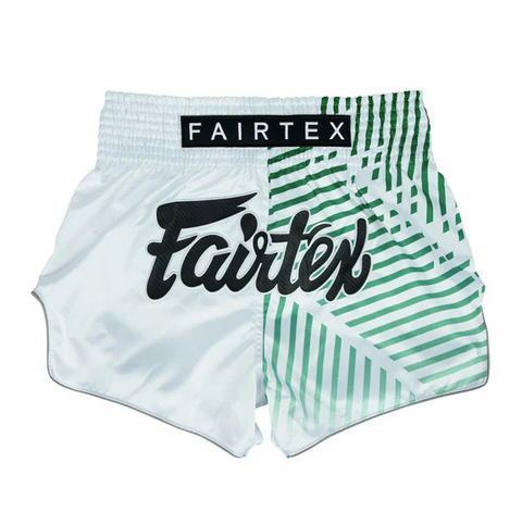 FAIRTEX - BS1923 Racer White Muay Thai Shorts