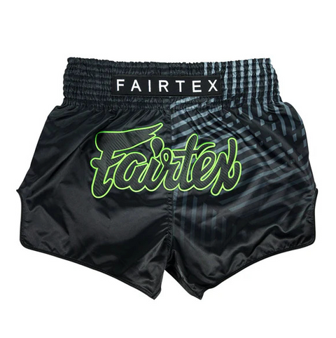 FAIRTEX - BS1924 Racer Black Muay Thai Shorts