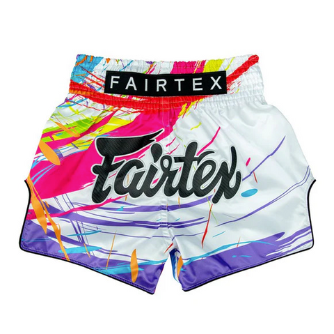 FAIRTEX - BS1933 World Music White Muay Thai Shorts