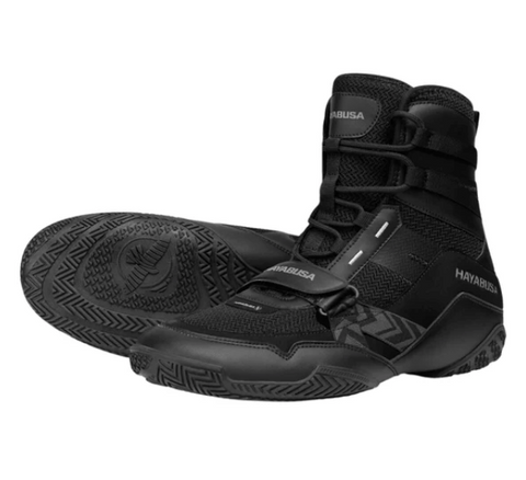 HAYABUSA - Strike Boxing Shoes - Black