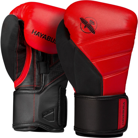 Hayabusa T3 Boxing Gloves Black/Red