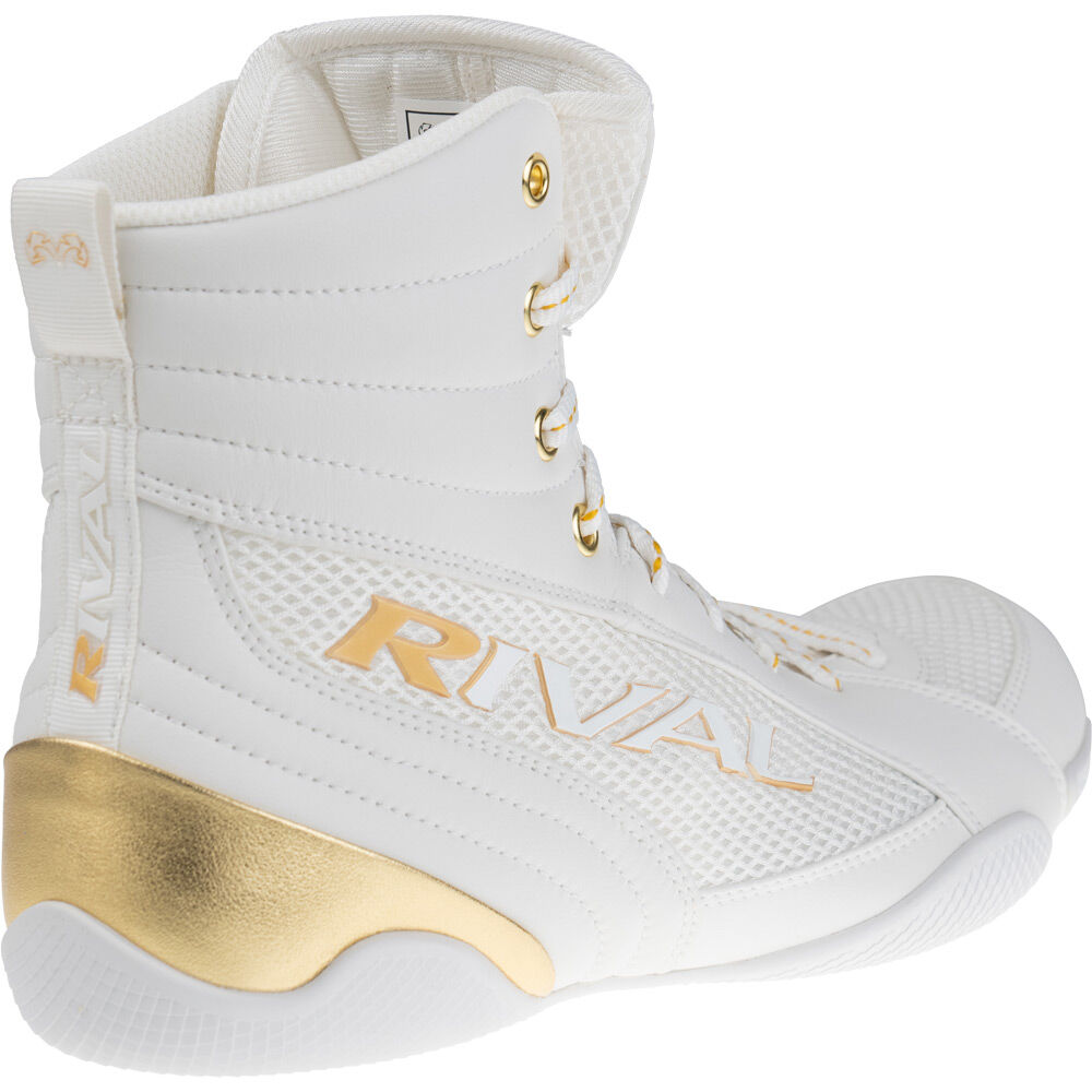 RIVAL - RSX-Guerrero Deluxe Boxing Boots White Gold