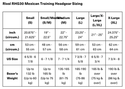 RIVAL - RHG30 Mexican Training Headgear