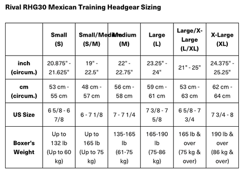 RIVAL - RHG30 Mexican Training Headgear