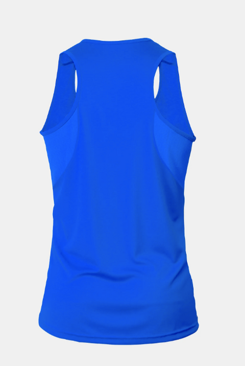 Sting Mens Mettle Boxing IBA Competition Singlet 2.0 blue back