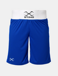 Sting Mens Mettle Boxing IBA Competition Shorts blue
