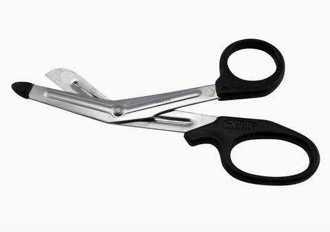 Universal Bandage Scissors with Black Tip