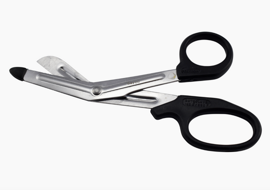 Universal Bandage Scissors with Black Tip